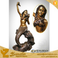 Garden Brass Mermaid Fountain GBF-G037V